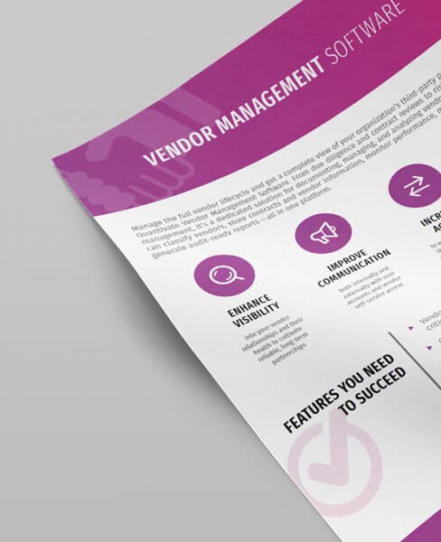 vendor management information